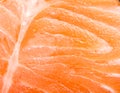 Fresh red salmon texture. Royalty Free Stock Photo