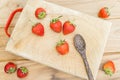 Fresh red strawberries Royalty Free Stock Photo