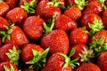 Fresh red strawberry background Royalty Free Stock Photo