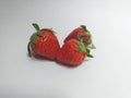 Fresh red strawberry fruits Royalty Free Stock Photo