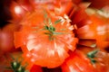 Fresh Red Tomato Abstract Art Royalty Free Stock Photo