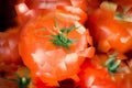 Fresh Red Tomato Abstract Art Royalty Free Stock Photo