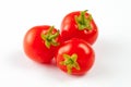 Fresh red tomato, tomatoes on a white background Royalty Free Stock Photo