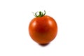 Fresh red tomatoe isolated against white Royalty Free Stock Photo