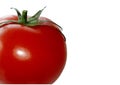 Fresh red tomatoes on a white background Royalty Free Stock Photo