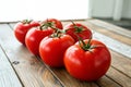 Fresh Red Tomatoes on White Background Royalty Free Stock Photo