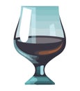 fresh red wine in cup Royalty Free Stock Photo