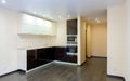 Fresh renovated kitchen with wooden floor