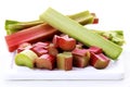 Fresh rhubarb