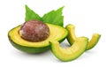 Fresh ripe avocado Royalty Free Stock Photo