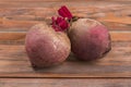 Fresh ripe beetroot close up.