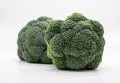 Fresh broccoli isolated on white background