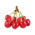 Fresh ripe cherries Royalty Free Stock Photo