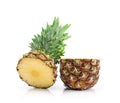 Fresh ripe cut juicy pineapple for healthy nutrition Royalty Free Stock Photo