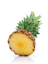 Fresh ripe cut juicy pineapple for healthy nutrition Royalty Free Stock Photo