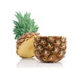 Fresh ripe cut juicy pineapple for healthy nutrition Royalty Free Stock Photo