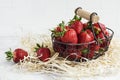 Fresh ripe delicious strawberries Royalty Free Stock Photo