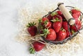 Fresh ripe delicious strawberries Royalty Free Stock Photo