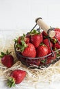 Fresh ripe delicious strawberries Royalty Free Stock Photo