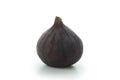 Fresh ripe fig isolated on white background Royalty Free Stock Photo