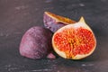 Fresh ripe figs. Royalty Free Stock Photo