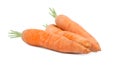 Fresh ripe juicy carrots on background Royalty Free Stock Photo