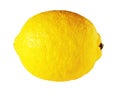 Fresh ripe juicy lemon isolated on white