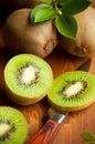 Fresh ripe kiwi Royalty Free Stock Photo