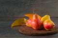 Fresh ripe organic autumn pears