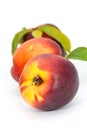 Fresh ripe peach , close up Royalty Free Stock Photo