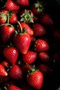 Fresh ripe perfect strawberry Royalty Free Stock Photo