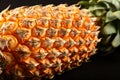 Fresh ripe pineapple skin texture