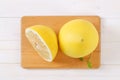 Fresh ripe pomelo Royalty Free Stock Photo