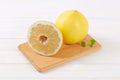 Fresh ripe pomelo Royalty Free Stock Photo