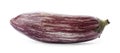 Fresh ripe purple eggplant isolated Royalty Free Stock Photo
