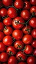 Fresh ripe red tomatoes background, top view Royalty Free Stock Photo