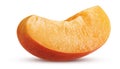 Fresh ripe slice apricot