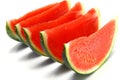 Fresh ripe watermelon slices Royalty Free Stock Photo