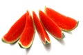 Fresh ripe watermelon slices