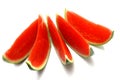Fresh ripe watermelon slices Royalty Free Stock Photo