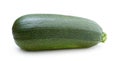 Fresh ripe zucchini isolated on a white Royalty Free Stock Photo