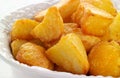 Fresh roast potatoes Royalty Free Stock Photo