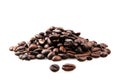 Fresh Roasted Coffee Beans Isolated On White Background Royalty Free Stock Photo