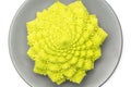 Fresh romanesco cauliflower isolated on white Royalty Free Stock Photo