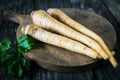 Fresh root parsley