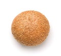 Fresh round sesame seed burger bun