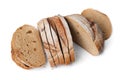 Fresh rounf sliced bread Royalty Free Stock Photo