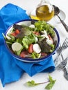 Fresh salad with bocconcini Royalty Free Stock Photo