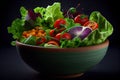 Fresh Salad Bowl. Generative AI