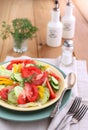 Fresh salad with vegetables